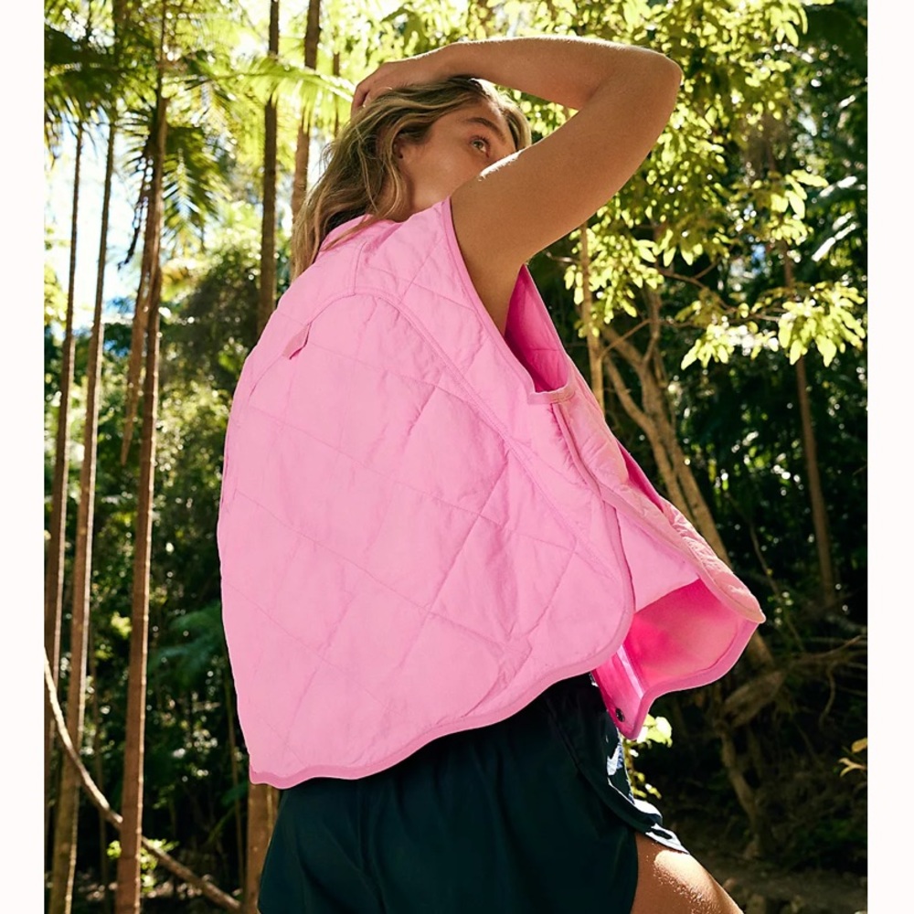 Free People Quinn Quilted Vest (NWT)